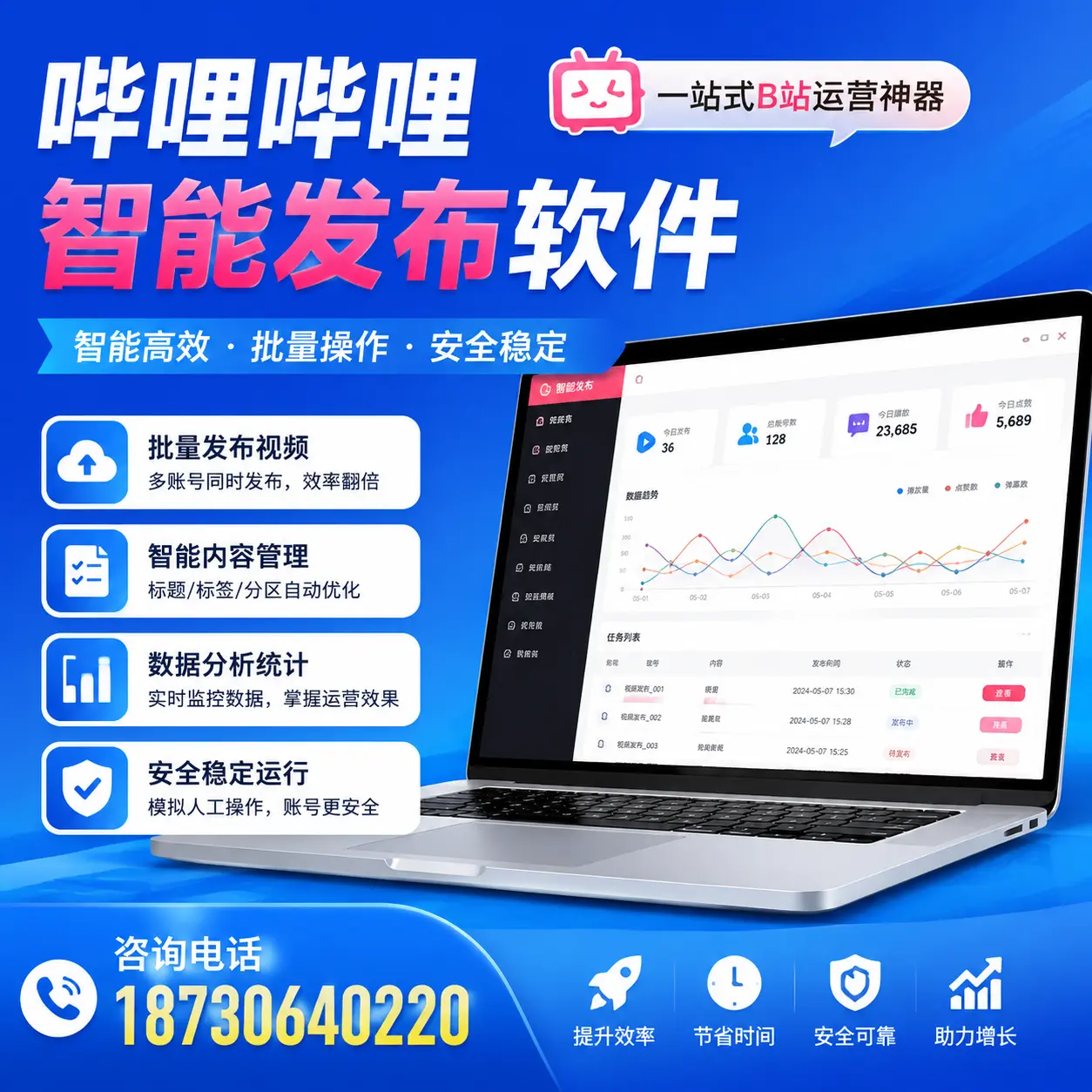 如何通过哔哩哔哩智能发布软件提升 乌兰察布 企业曝光率
